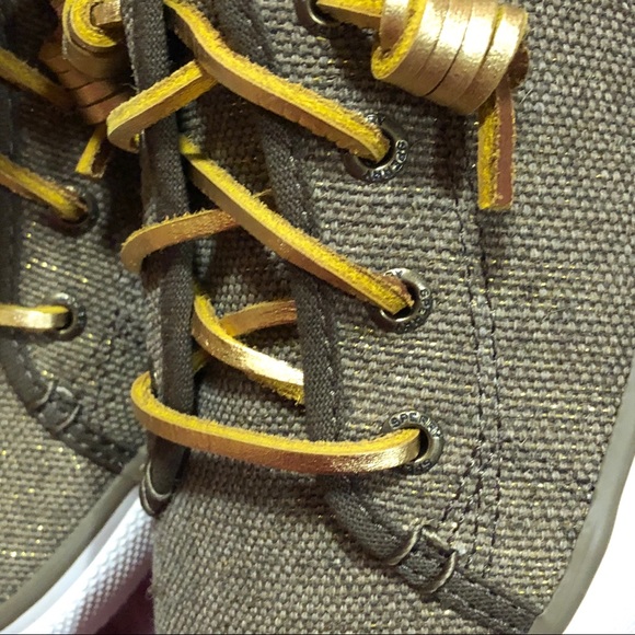 Sperry Slip-on Sneakers Seacoast Metallic Canvas - Picture 5 of 8